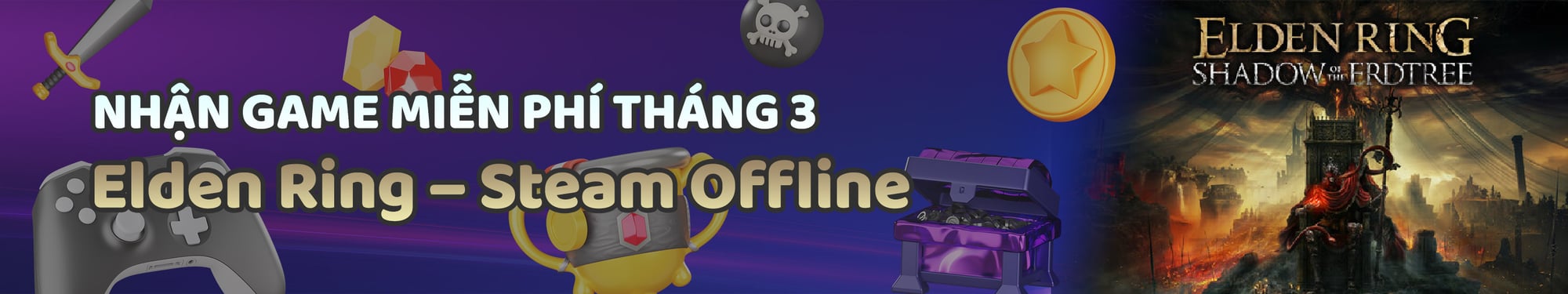 Banner Checkpoint Store tặng Tài khoản Steam miễn phí tháng 3 năm 2026